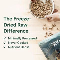 360 Pet Nutrition bocados-tamano-pequeno ideales para perros de todas las tallas