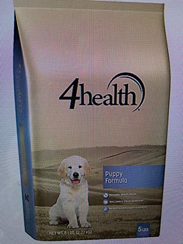 La bolsa de 4health cordero cachorro fórmula seca apoya crecimiento y digestión suave.