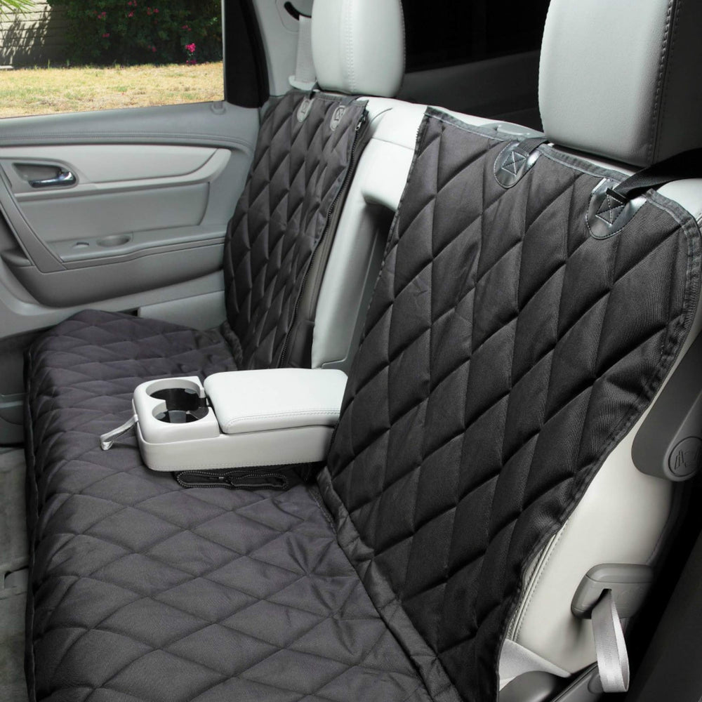 4Knines protector asiento trasero para perros, evita suciedad y pelo de mascotas.