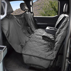 4Knines protector de asiento trasero con tecnología de división para camiones, protege de suciedad y pelaje.