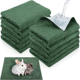 VitalCozy forro jaula cobayas 12x12 verde oscuro protege suelos y jaula.
