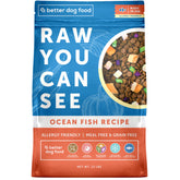 A Better Treat Ocean Blend en bolsa, ingredientes visibles para una digestión suave