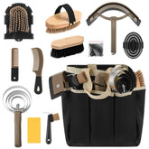 Abbylike kit caballos estuche organizador para el aseo, práctico en el establo