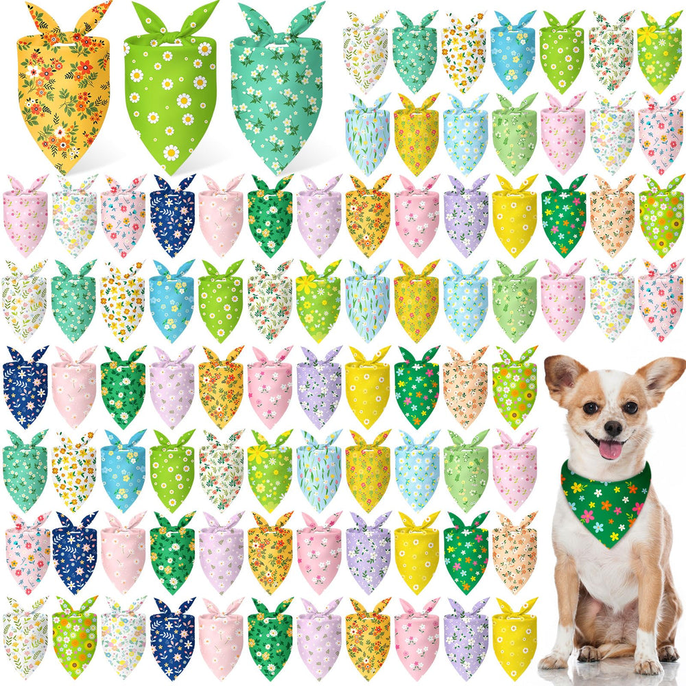 Abbylike bandana con margaritas para perro, ideal para fotos y paseos.