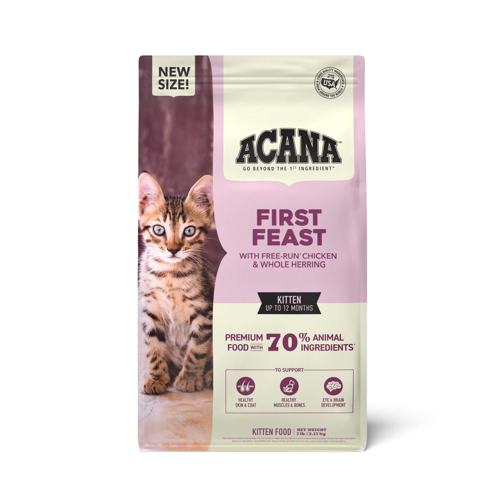 ACANA First Feast con pollo y arenque para gatitos, bolsa de 7 lb