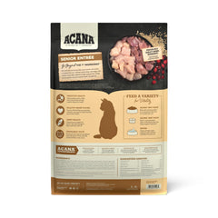 ACANA croquetas sénior de alta proteína para gatos mayores.