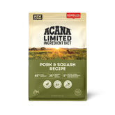ACANA Singles en bolsa de 4,5 lb con cerdo y calabaza para perros activos.