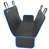 Active Pets cubre asiento trasero en azul para perros, protege contra pelos y suciedad.