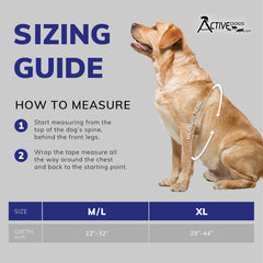 ActiveDogs correas ajustables aseguran un ajuste cómodo para razas grandes.
