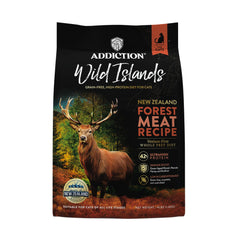 Addiction Wild Islands venado seco para gatos, bolsa 4 lb, energía sostenida