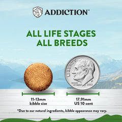 Addiction Zen Vegetarian: etiqueta de cumplimiento con AAFCO