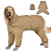 ADNIKIA capa para perro impermeable con ajuste de cuatro patas para paseos en lluvia y barro
