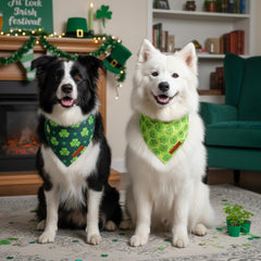 ADOGGYGO banda bandana de doble capa con diseño verde para salidas y fotos
