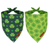 Bandana ADOGGYGO San Patricio en primer plano, ideal para celebrar Día de San Patricio