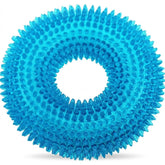 ADUCK donut azul con chirrido para masticación divertida