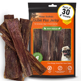 Advance Pet Products búfalo gullet flat jerky de 6 pulgadas, snack proteico para perros