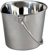 Advance Pet Products cubo de acero inoxidable 2qt, vista general para comida y agua.
