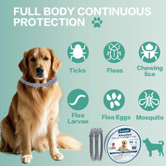 Advanllent collar para perros controla garrapatas en cualquier clima.