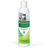 Champú Advantage para gatos elimina pulgas y garrapatas al contacto.