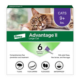 Advantage II Grande Gato: aplicación en cuello para protección mensual sin pastillas