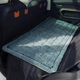 Cama para perros AEEISHOMEREFORM en asiento trasero, protege de arañazos y suciedad