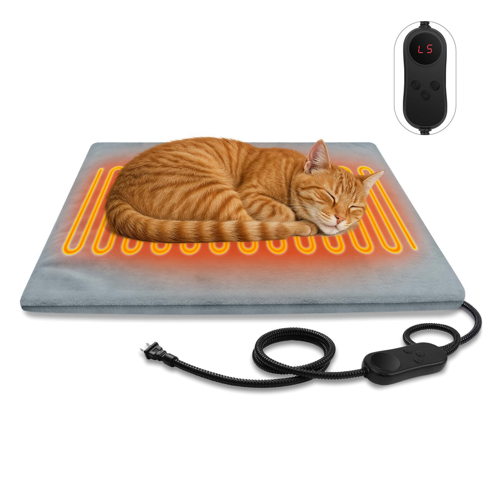 AFDUV almohadilla de calor para mascotas, ideal para interior y exterior, con confort continuo.