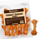 A Freschi tendones de pavo para perros: empaque práctico, premio natural para entrenamiento.