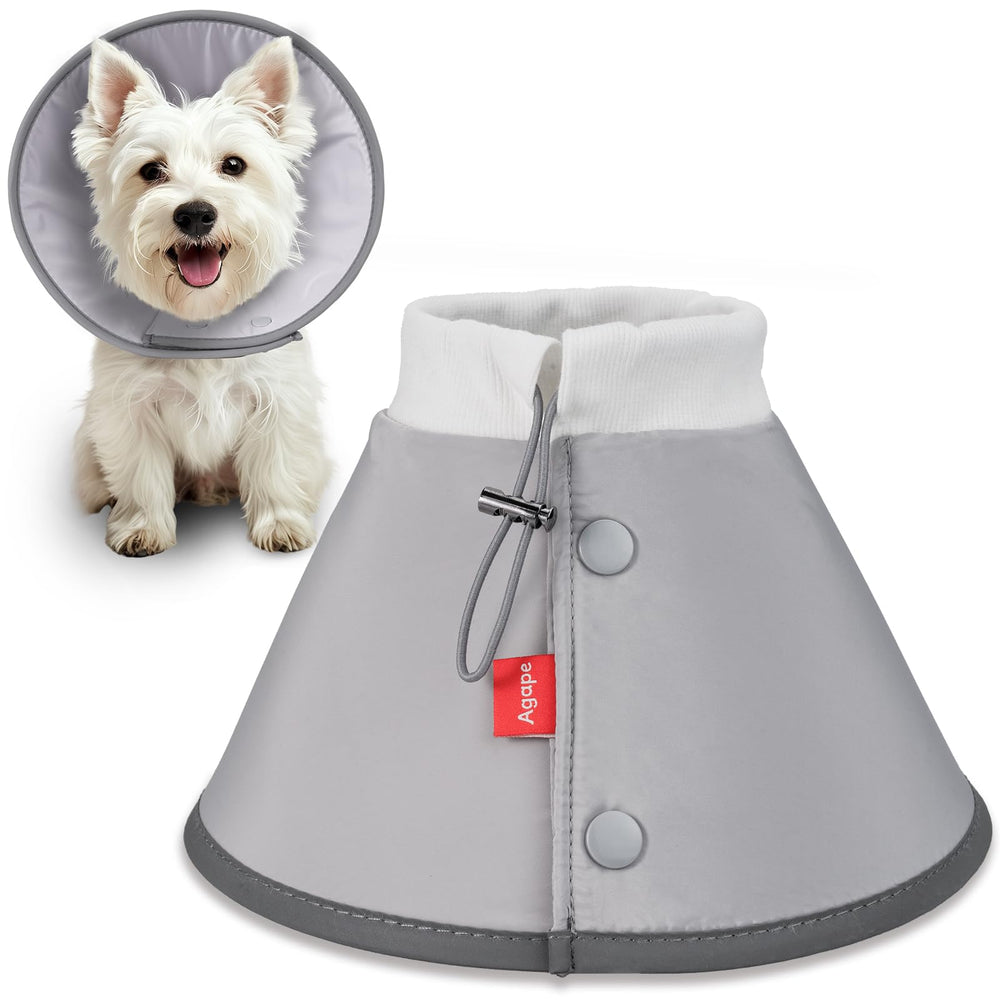 Cono suave Agape para perros pequeños y gatos, descanso cómodo y seguro