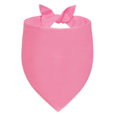 Bandana Agroon rosa grande vista frontal, suave y lavable para uso diario