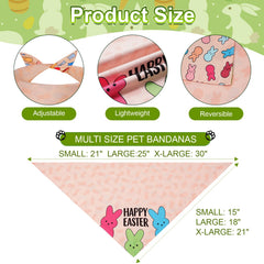 Bandanas Agroon de doble cara, estilo Pascua, versátiles para eventos y sesiones.