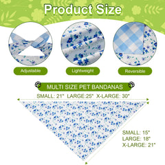 Agroon bandana tamaño pequeño 15x21, ajuste cómodo para cuellos de hasta 14 pulgadas.