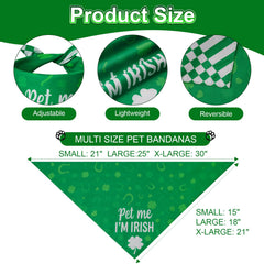 Bandana Agroon Saint Patrick en reverso, diseño versátil para múltiples ocasiones