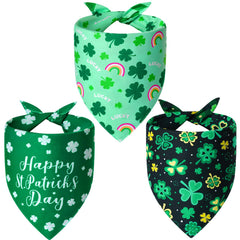 Bandanas Agroon tres piezas con patrones verdes para fotos divertidas.