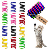 AGYM resorte plástico de 6 colores para gatos, ideal para juego interactivo en casa