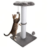 Ahomdoo poste gato 30 pulgadas con cuerda de algodón, ideal para estirarse y afilar uñas