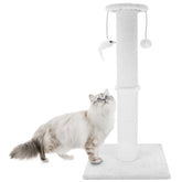 Ahomdoo poste rascador para gatos de 34 pulgadas con bola colgante.