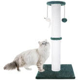 Ahomdoo rasca-gatos 34 pulgadas con base firme para juego estable