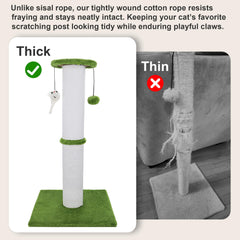 Rascador con sisal multi-superficie de Ahomdoo para rascar en distintos ángulos.