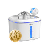 AIAUON Fuente para gatos: dispensador silencioso para agua fresca todo el día.