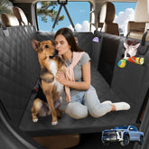 AIEDOULER hamaca de asiento trasero para perro con base dura, superficie estable para viajes