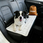 Ailidso cama de asiento para perro en coche, comodidad para paseos.