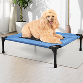 Cama para perros Aimease elevada con malla ventilada para mejor flujo de aire.