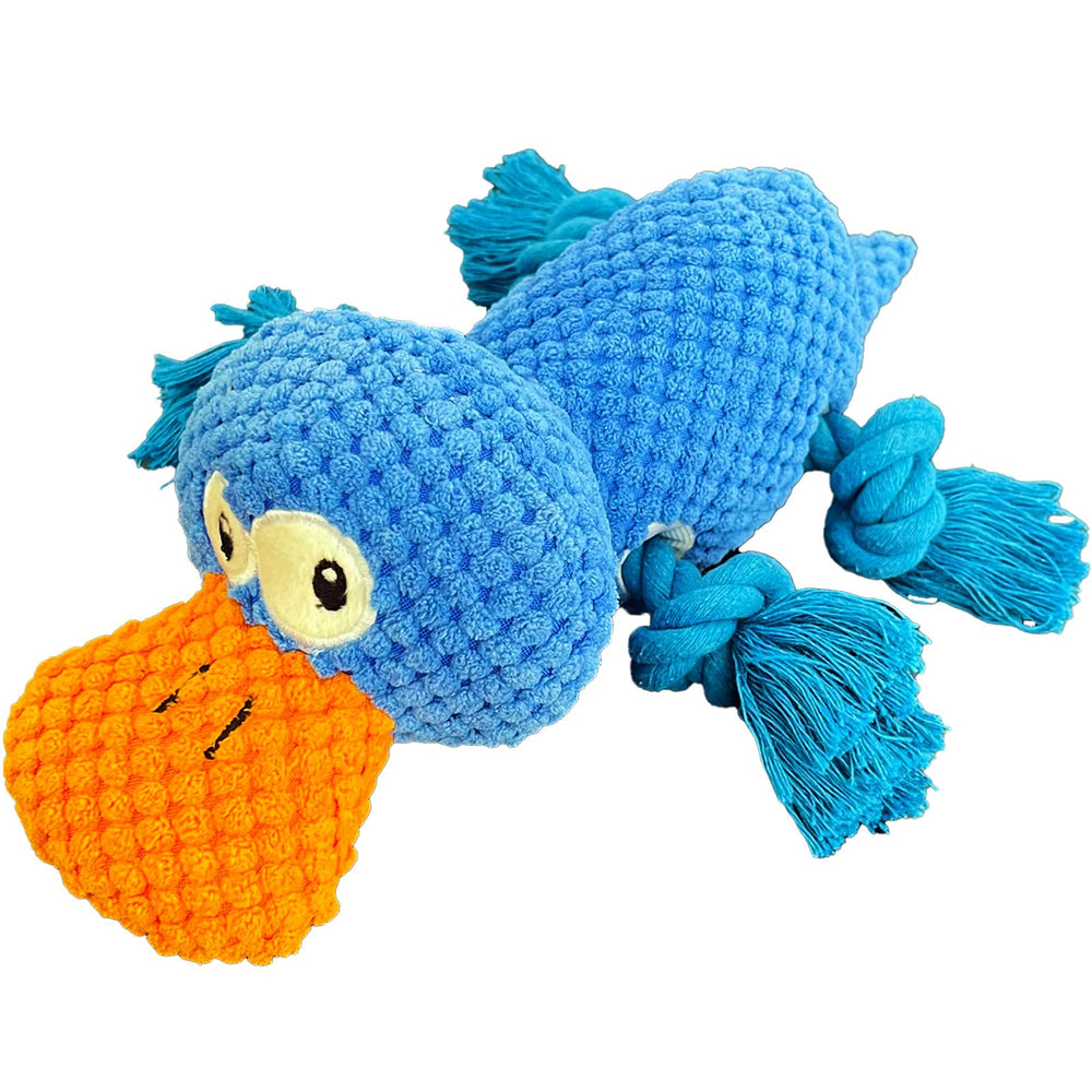 Juguete AIMETING de peluche duradero para perros, ideal para juego prolongado y mordisqueo suave