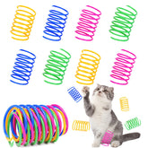 AIMICOCA 40-paquete gato resorte espiral: diversión de juego para varios gatos