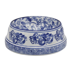 Aimusego Basics bol cerámico azul y blanco con diseño chinoiserie visto de frente