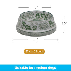 Aimusego tazón antideslizante para perros, mantiene la comida estable.