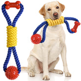 Juguete de cuerda Aitmexcn para perro, enfoque en tira y afloja.