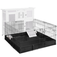 Aivituvin corral de juego para mascotas, vista externa para uso interior o exterior