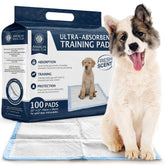 Almohadilla AKC para entrenamiento de cachorros 22x22 con aroma fresco y cómodo.