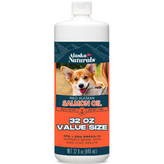 Alaska Naturals aceite salmón salvaje en botella para piel y pelaje
